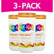 (3 pack) Wet-Nap Citrus Scent Antibacterial Hand Wipes, 40 sheets (3 pack)