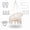 Off-White, variant on Cushioned Hanging Hammock Chair, 53.1″×31.5″×32.3″ Macrame Net Swing Chair, Heavy Duty 330 Lbs Tassel Chair With Mounting Kit, For Bedroom Patio Backyard Relaxation