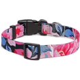 thumbnail image 1 of Collar de perro con patrón moderno y hebilla de liberación rápida, collar de nailon ajustable clásico, 1 of 3