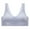 Blue, variant on Women's Seamless Sling Thread Beautiful Back Wrapping Chest Tube Top Lace Edge Anti Bottoming No Steel Ring Sports Bra