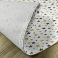 thumbnail image 5 of Ambesonne Sketchy Place Mats Set of 4, Cosmos Galaxy Doodle, Standard Size, Yellow Black White, 5 of 6