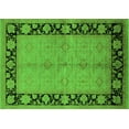 thumbnail image 1 of Ahgly Company Indoor Rectangle Oriental Green Industrial Area Rugs, 8' x 10', 1 of 4
