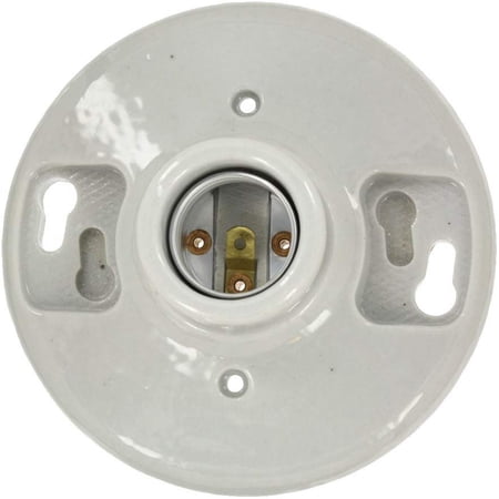 Condition photo showing New/Like New for leviton white porcelain incandescent keyless lampholder