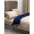 thumbnail image 3 of Ensemble de Housse de Couette - Bleu et Champagne / avec Taies d'Oreiller Champagne, 3 of 8