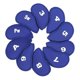 thumbnail image 2 of 10 fundas para cabezas de hierro de golf, de neopreno, profesionales, para exteriores. Azul, 2 of 9