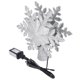 thumbnail image 1 of Proyección LED Lámpara de proyección de copo de nieve Árbol de Navidad plateado Luces giratorias de decoración de tormenta de nieve ANGGREK Otros, 1 of 8