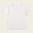 thumbnail image 4 of NIEWTR Boys Short Sleeve T Shirts Kids Summer Crewneck Color Block Tops Fashion Tees（White,3-6 Months), 4 of 5