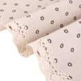 thumbnail image 5 of Shengshi Microwave Oven Cover Dust Oil Proof Cloth with Storage Pockets Cotton Linen Kitchen Toaster Appliance Protector Off-White #G, 5 of 9