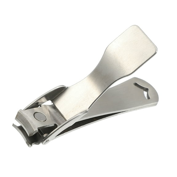Unique Bargains 1 Pc Nail Clippers for Nail Care for Thick Nail Silver Tone Stainless Steel