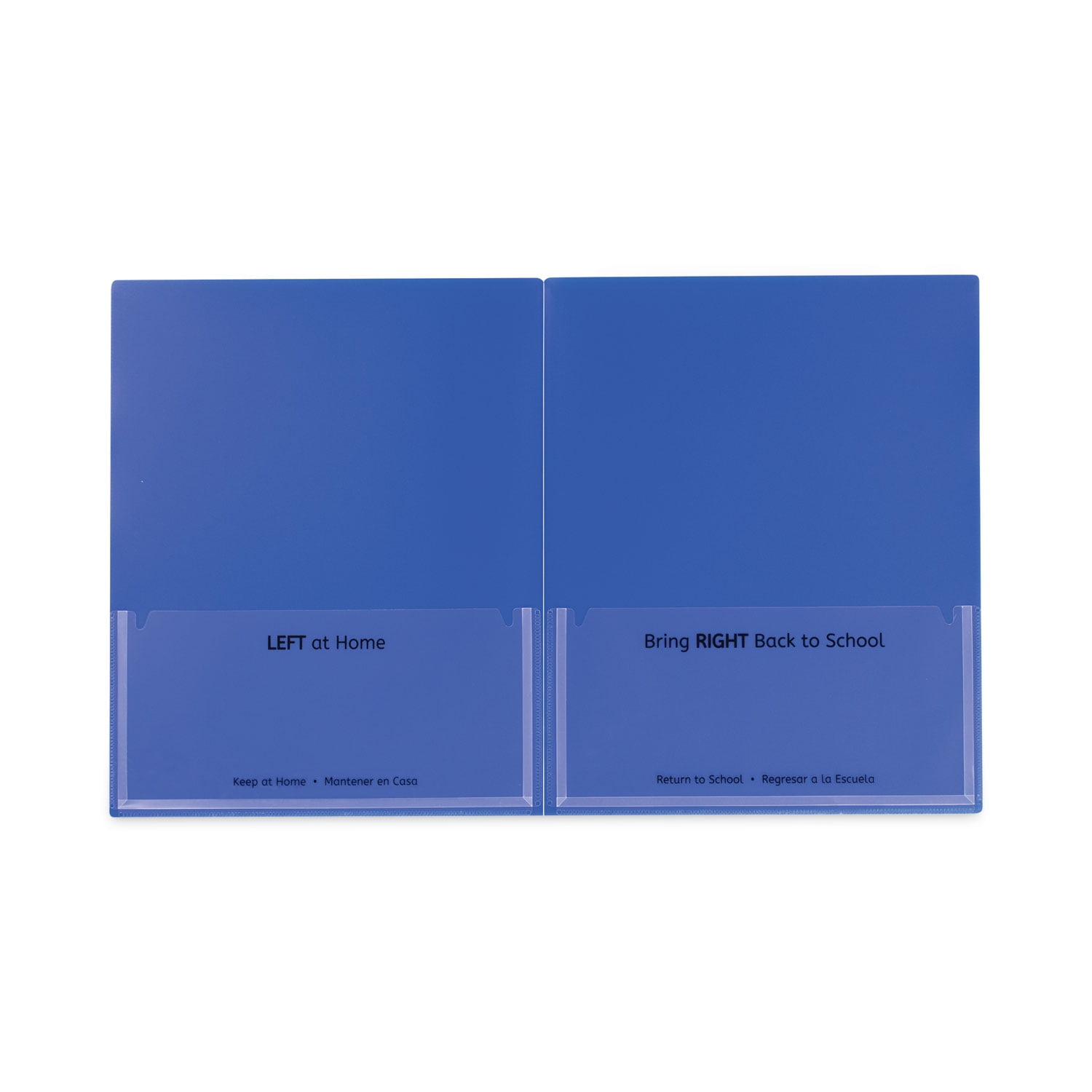C-Line Products, Inc. Classroom Connector school-to-home folder, blue, 25/BX