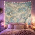 thumbnail image 2 of Ocean Waves Serpentine with Dragon Winding Through Shades, Mystical Fantasy for Space Lovers, Galaxy Room Decor, Mother'S Day Gift, Tapestry Wall Hanging for Bedroom and Dorm, 2 of 7
