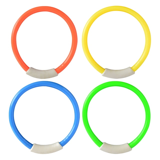 Mikilon Diving Underwater Swimming Colorful Pool Sink RingTraining Under Water Fun Toy