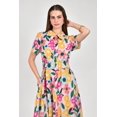 thumbnail image 4 of Vestido camisero estampado Roman Fashion /Juvenil, 4314 (Multicolor) multicolor G, 4 of 4