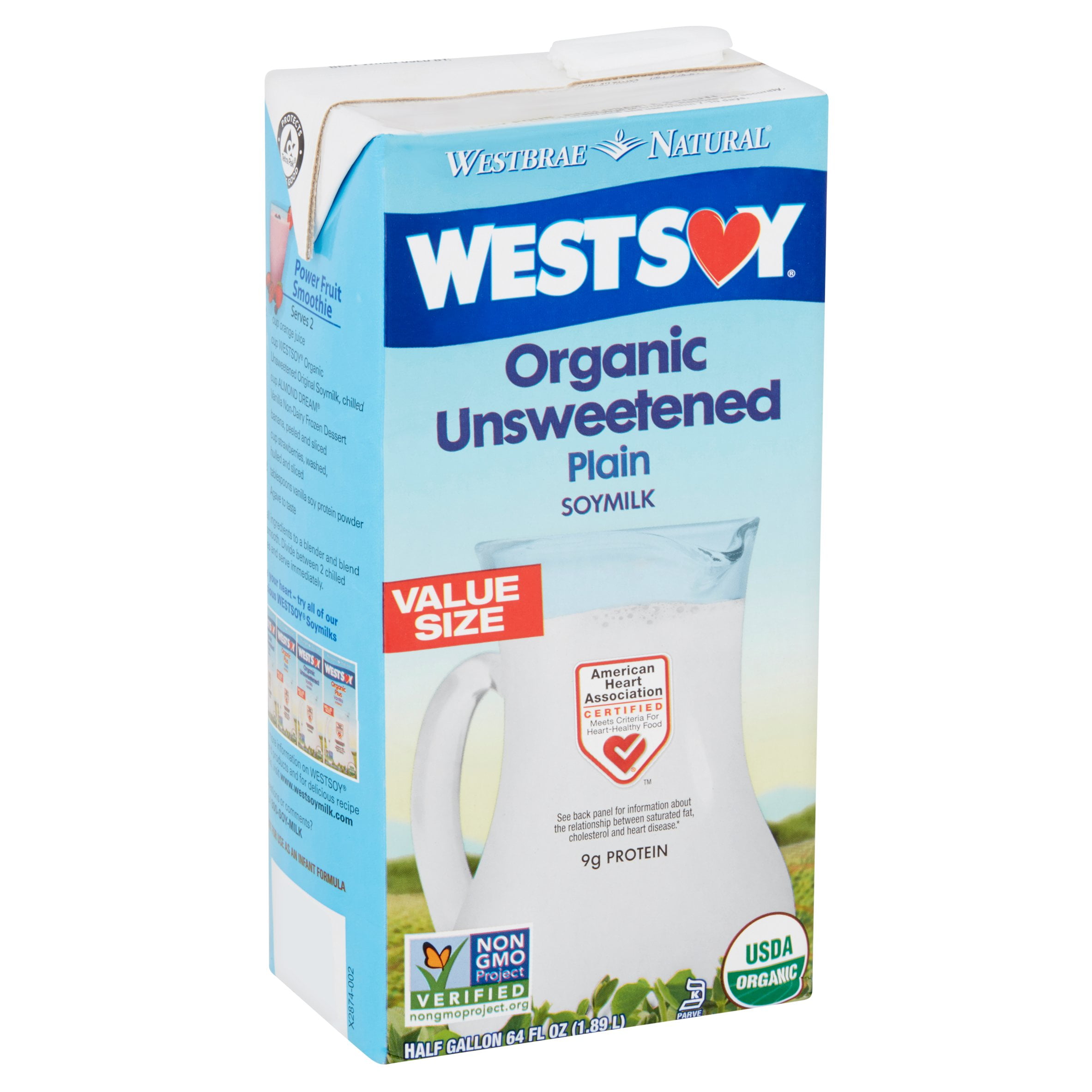 Westsoy Organic Unsweetened Soy Milk Nutrition Facts Blog Dandk