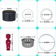 thumbnail image 4 of 10PCS Replacement Parts for Instant Pot Pro/Pro Plus 6 QT, Duo Evo Plus 6 QT, Steam Release Handle, Sealing Ring, Float Valve W/Silicone Cap and Anti-Block Shield By Pnltae, 4 of 7