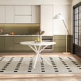 thumbnail image 2 of Claerance! Enyopro Round Dining Table for 4, 47" Modern Kitchen Table with Metal Cross Legs, 10-Minute Assembly, Removable Top for Living Room, Small Spaces, White, 2 of 7