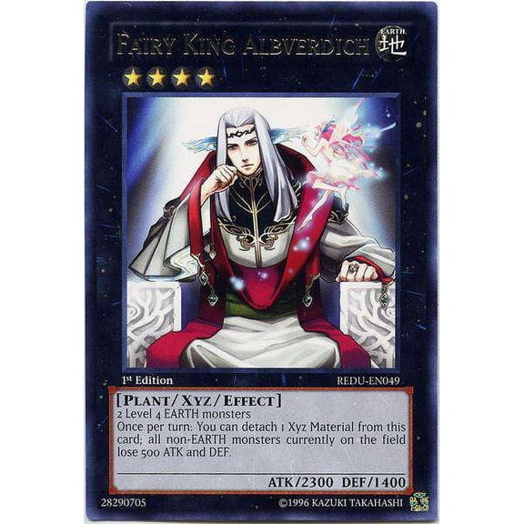 YuGiOh Return of the Duelist Rare Fairy King Albverdich REDU-EN049
