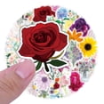 thumbnail image 2 of Pegatinas Blooming Flower, 50 unidades, coloridas caricaturas florales, 2 of 2