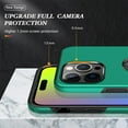 thumbnail image 5 of JTCASES for iPhone 14 Pro Max Case, Car Mount Bracket 2-layer Hybird Shockproof PC TPU Anti-fall Slim Fit Lightweight Magnetic Cover for iPhone 14 Pro Max（6.7" 2022) - Darkgreen, 5 of 7