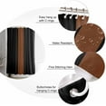 thumbnail image 4 of Shower Curtain Brown Black Shower Curtains for Bathroom Decor Boho Style Shower Curtain Sets with Hooks Waterproof Fabric Bath Curtain Standard 72" X 72", 4 of 5