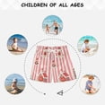 thumbnail image 6 of FORMRS Boys Swim Trunks Quick Dry Mesh Liner Boardshorts Sizes XS-XL, White Gingerbread Houses, 6 of 7