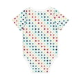 thumbnail image 2 of Rocae Colorful Geometric for Baby Climbing Clothes Soft Baby Romper for Active Infants Comfortable and Breathable Crawling Jumpsuit Unisex Baby Outfit 18 Months, 2 of 8