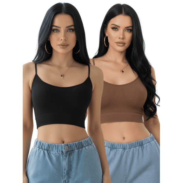 Set De 2 Top De Mujer Unitalla Deportivo O Casual Stretch