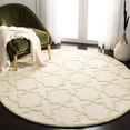 thumbnail image 2 of SAFAVIEH Cambridge Liz Geometric Wool Area Rug, Ivory/Light Green, 4' x 6', 2 of 10