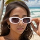 thumbnail image 4 of Gafas De Sol Rectangulares Para Mujer Y Hombre Gafas De Moda Retro Gafas De Sol Gafas De Sol Retro Gafas De Sol Para Caras Pequeñas, 4 of 6