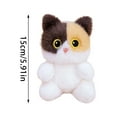 thumbnail image 2 of Calico Cat Plush Cat Stuffy – Calico Cat Stuffed Animal Stuffed Cat Plush Cute Soft Small Plushies Toys Gifts(D), 2 of 4