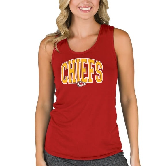 Women's Concepts Sport  Red Kansas City Chiefs Marathon Racer Back Tank Top