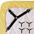 thumbnail image 4 of 8/4/1pcs Triangle Bed Mattress Sheet Clips Grippers Straps Suspender Elastic Fastener Holder, 4 of 9