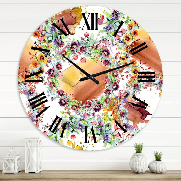 Designart 1 in Quartz Modern/Contemporary Wall Clock