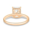 thumbnail image 5 of ESTE ORIGIN 4Ctw Radiant Moissanite Solitaire Engagement Ring with Hidden Halo in 18K Rose Gold for Women, 5 of 7