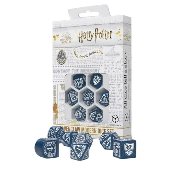 Set de dados Q-Workshop Harry Potter Ravenclaw Modern Blue