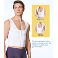 thumbnail image 4 of Lilvigor Gynecomastia Compression Vest for Men Shapewear Chest Binder Corset Crop Tank Tops Body Shaper Fajas Para Hombres, 4 of 7