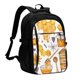 thumbnail image 1 of Balery Honey Bee Set Mochila con carga USB para hombre y mujer - Mochila impermeable y antirrobo para portátil con puerto USB para viajes, trabajo, estudios y universidad, 1 of 7