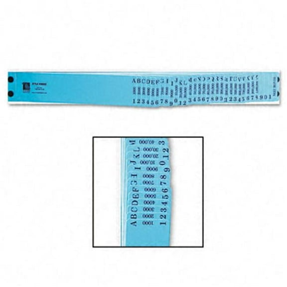 General Sorter- A-Z/1-31/1000-1-000-000 Index- Letter Size- Plastic- Blue
