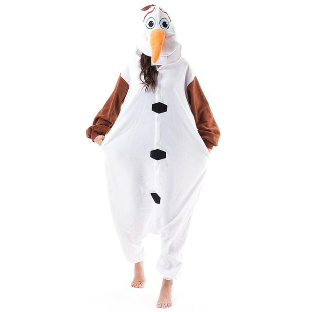 Pijama unisex Beauty Shine Olaf de peluche, talla XL