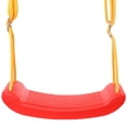 thumbnail image 1 of <p>Children Chair Swing, Buckle Adjustable Plastic Swing Chair Tear Rope Weather Bright Color  For Outdoor</p>, 1 of 7