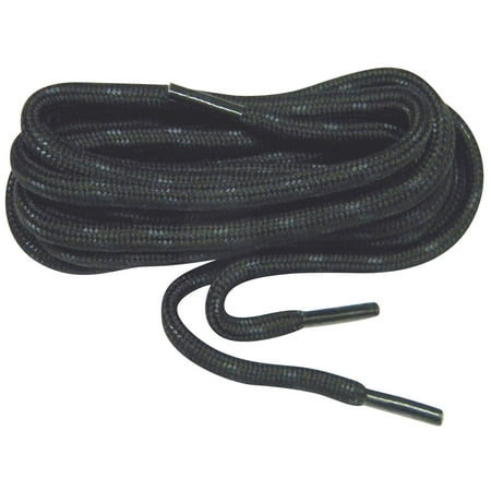 

78 Inch 198 cm Black w/ Black Kevlar® Reinforced proTOUGH™ Heavy Duty Round Boot Shoelaces (2 Pair Pack)