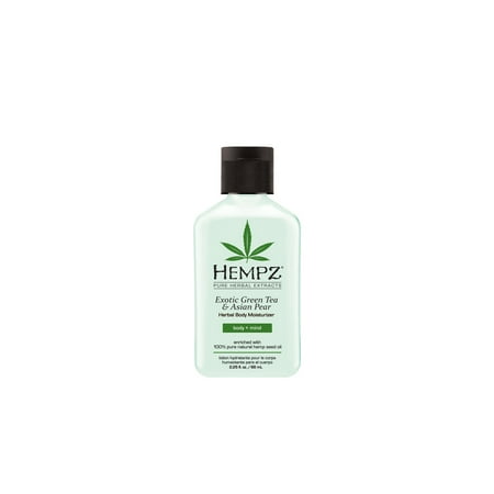 - Hempz Exotic Green Tea & Asian Pear Herbal Body Moisturizer – 2.25 oz.