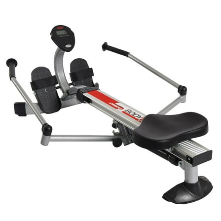 Stamina Body Trac Glider 35-1050 Gas Shock Rowing Machine, Black and Gray