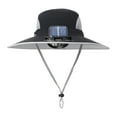 thumbnail image 2 of Clearance Under $1 PEONAVET Sun Hat Solar Fan Outdoor Fishing Hat-Solar and USB Charging Multi Functional Fan Detachable Summer Outdoor Large Fishing Hat Male Hiking and Mountaineering Sun Hat, 2 of 8