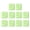 Light green, variant on CIYISON 10pcs Glowing Jelly Keycaps Enhances Low Light Tactile Blind Dots For Gamers