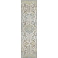thumbnail image 2 of Addison Rugs Chantille Indoor/Outdoor Traditional Damask Ivory Machine Washable Runner Rug, 2'3" x 7'6", 2 of 7