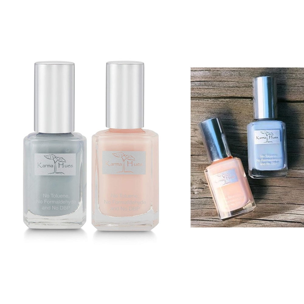 karma Organic beautiful Combination of Natural Nail Polish-Non-Toxic Nail Art, Vegan and Cruelty-Free Nail Paint