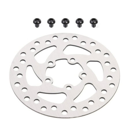 

Nitouy 120mm Silver Steel M365 PRO Brake Disc for Electric Scooter w/ 5Pcs Screws