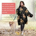 thumbnail image 4 of Pitbull Dog and Footprint Wearable Oversized Blanket,Wearable Blanket Hoodie for Adults,Cozy Hooded Blankets with Super Pockets,Super Warm Fuzzy Pullover for Women & Men, 4 of 6