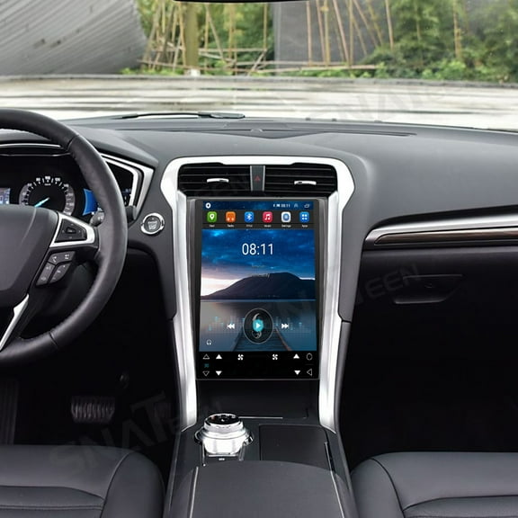 14.4 inch Carplay Screen/Radio/Multimedia Player for Ford Mondeo 2013 2014 2015 2016 2017 2018 models Universal Car Navigation/GPS Upgrade HeadUnit Android 1080P Touch Screen Replace System